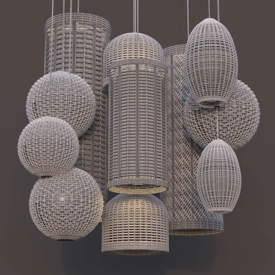 Rattan Lighting Set — Вид 2