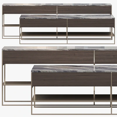 CALDER BRONZE CONSOLE TABLE — Ver 6