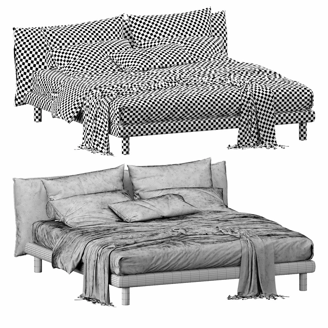 Meridiani Oliver Bed — Descargar