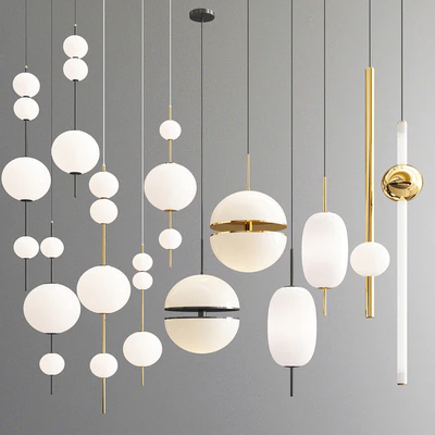 Four hanging lamps — Ver 2