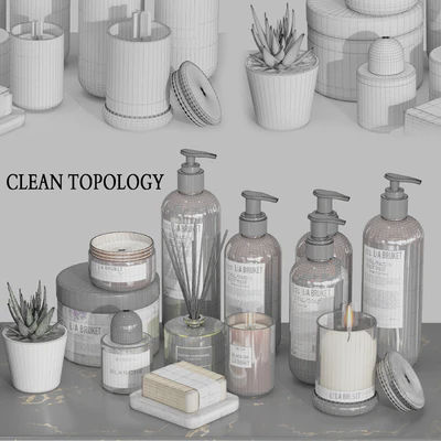LA Bruket decor set for bathroom-03 — Вид 3