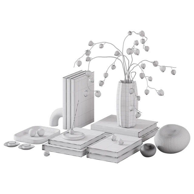 Decorative Set with lantern faux bouquet — Descargar