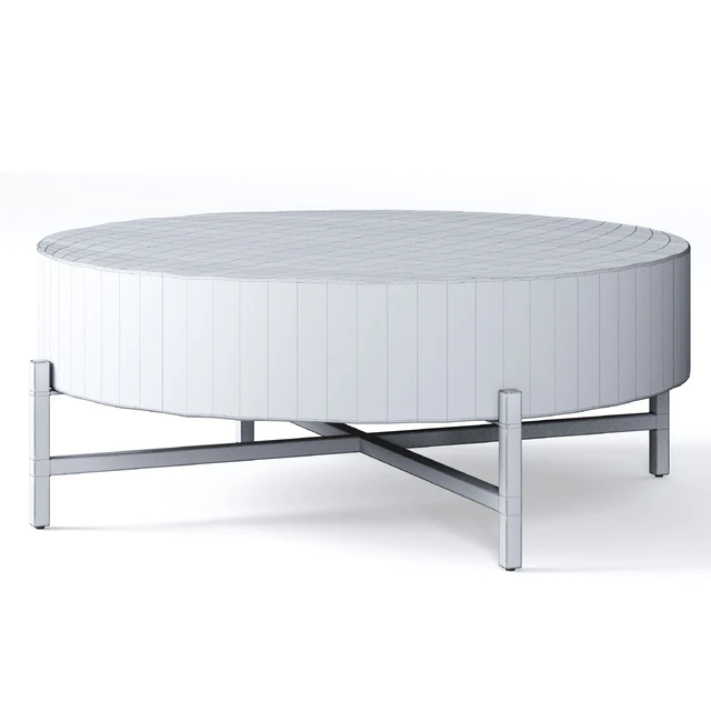 Fargo 40" Round Reclaimed Wood Coffee Table by pottery barn — Скачать