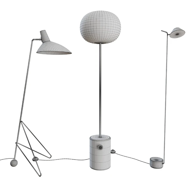 Floor Lamps Set 02 — Descargar
