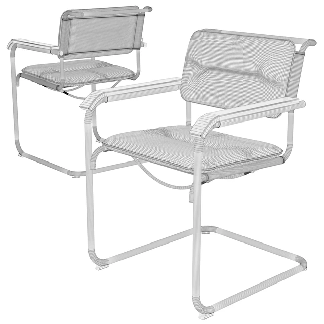 Thonet S 34 N with cushion — Скачать