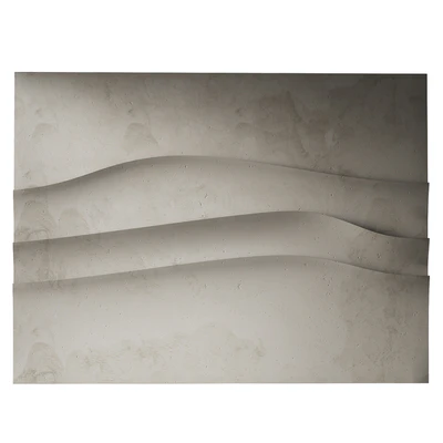Abstract composition Relief wall Plateau 10 — View 2