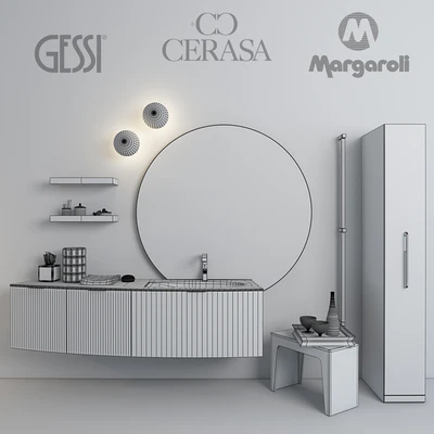 Furniture, plumbing and decoration in the bathroom - Cerasa - Maori — Ver 2