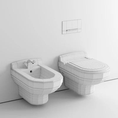 Villeroy & Boch Strada wall-mounted toilet & bidet — Ver 3