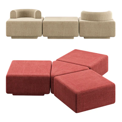 Modular Pouf Plump — Ver 1