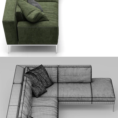 Sofa ERBA ITALIA EDIZIONE Sectional sofa — Ver 3