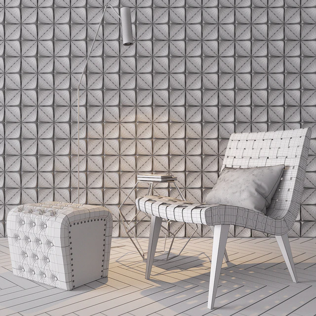 Risom chair set — Скачать