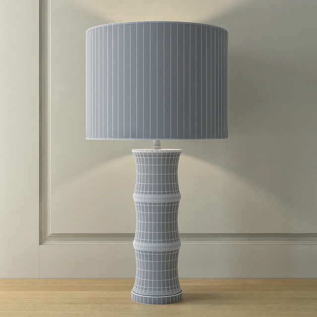 Blue ceramic lamp — Скачать