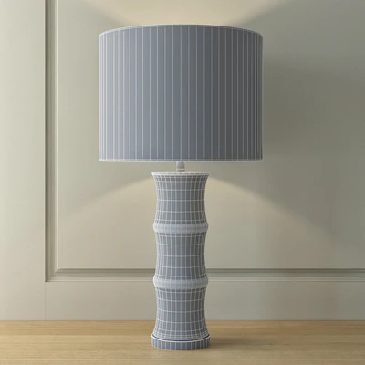 Blue ceramic lamp — Вид 2