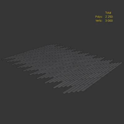 Wood floor Oak (Carbon Brushed) — Ver 3