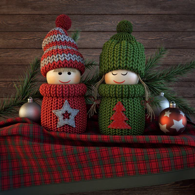 New year doll — Вид 1