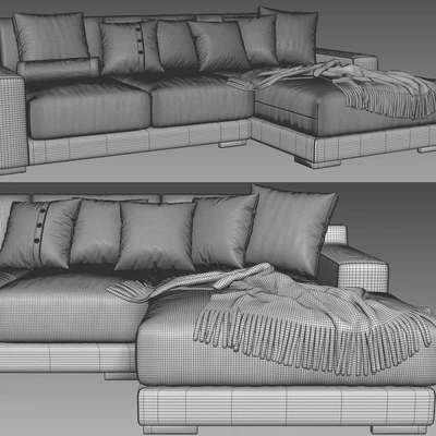 West Elm Dalton Chaise Longue — Вид 2