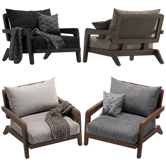 Coco Republic Claude Outdoor Lounge Chair — Descargar