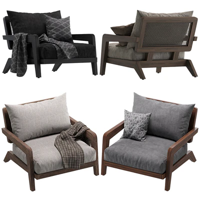 Coco Republic Claude Outdoor Lounge Chair — Ver 1