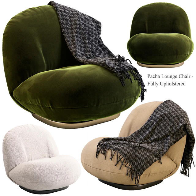 Pacha Lounge Chair by GUBI — Скачать