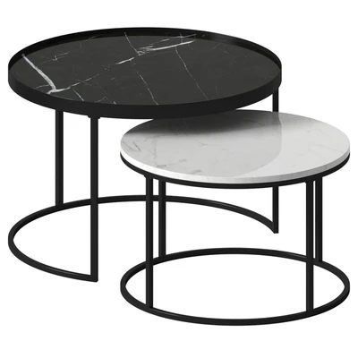 Walker Edison - Round Coffee Tables — Ver 1