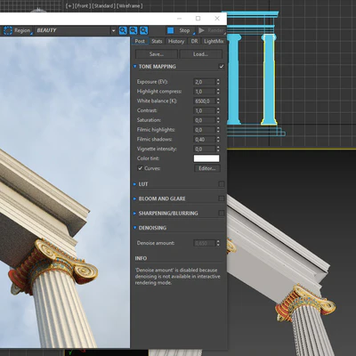 Ionic Order Erechtheion Column — Ver 3