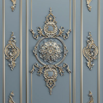 Plaster decorative frame — Ver 3