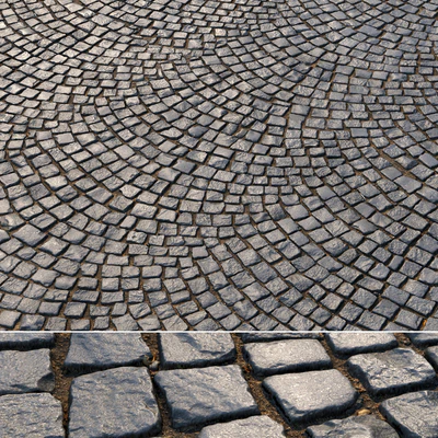 Material of radial paving slabs 01 — Ver 1