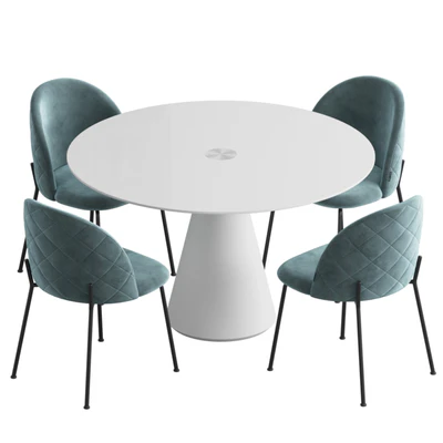 Boconcept Madrid table Dijon chair — View 3