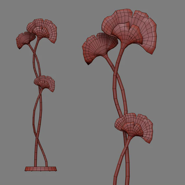 Floor lamp GINKGO BILOBA by Chrystiane Charles — Descargar