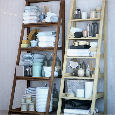 Rack in the bathroom — View 2