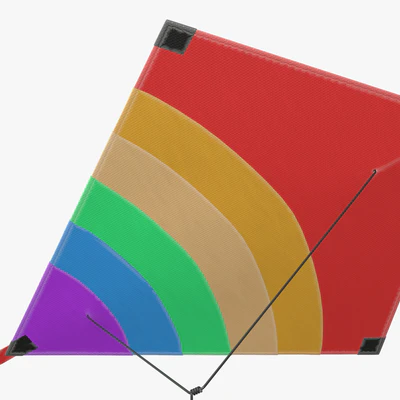 Flying kite — Вид 3