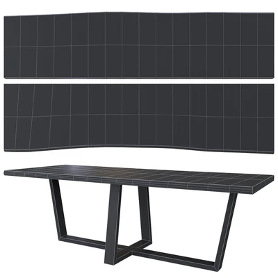 Wooden table slab — View 4
