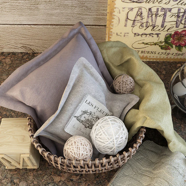 Decor with a basket — Descargar