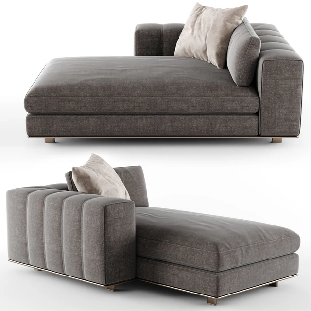 Minotti FREEMAN Chaise Longue 02 — Скачать