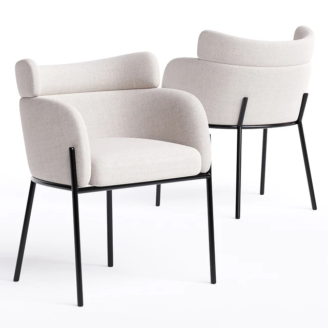 polsterstuhl sandbeige schwarzes — Скачать
