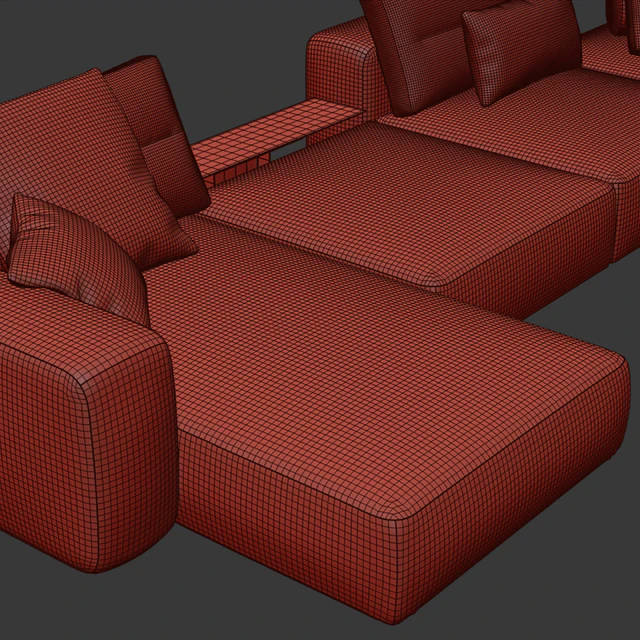Saba Italia - My Taos Modular Sofa Option1 — Скачать