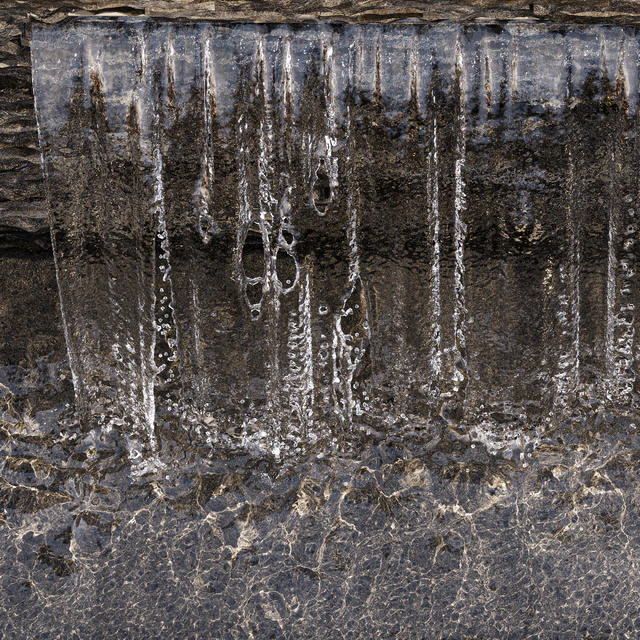 Waterfall fountains rock panel — Descargar