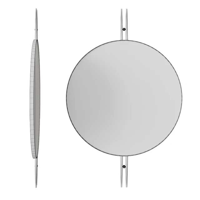 GUBI IOI Wall Mirror Ø80 by Gam Fratesi  Зеркало — Скачать