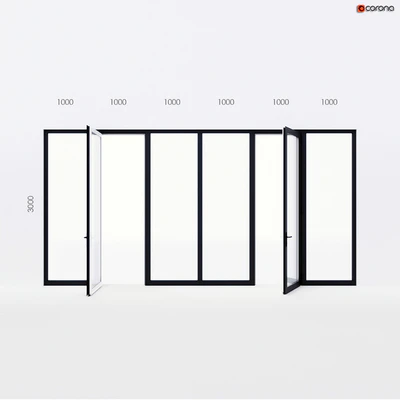 Balcony door Alumil — Ver 1