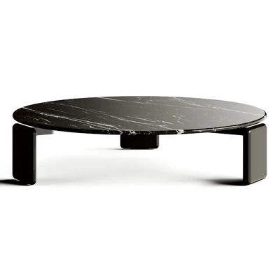 Minotti DRAKE Round Marble Solid Coffee Table — Вид 3