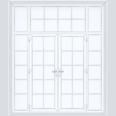 Set of plastic doors and windows 16 — Ver 2