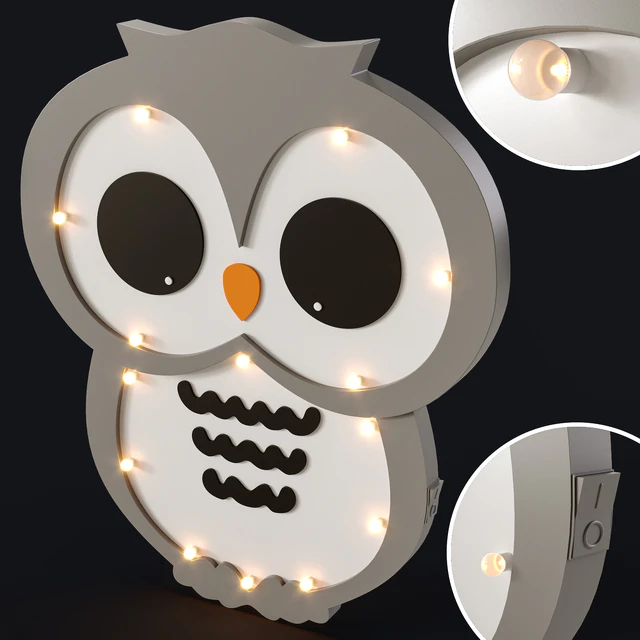 Nightlight for the childrens "Owl" — Descargar