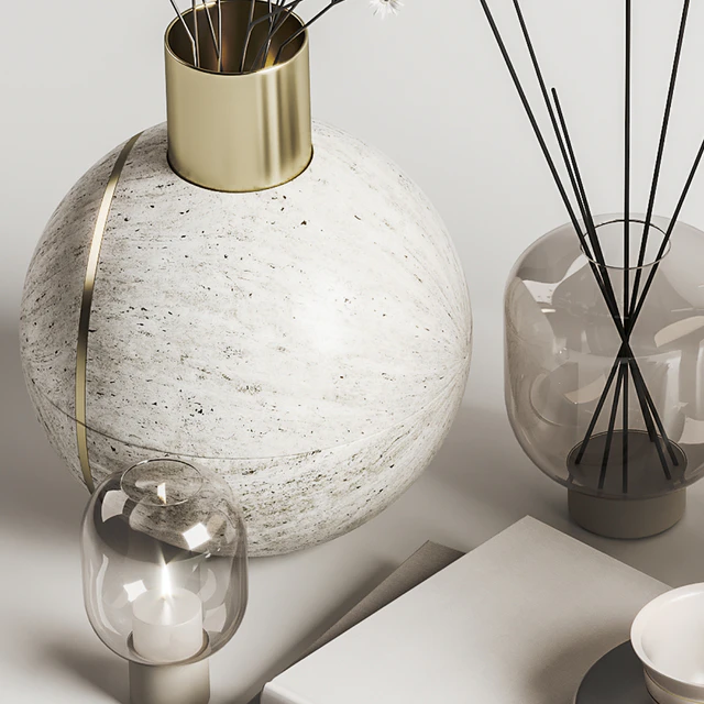 Decoration Set 001-Hauri Candleholder Arche Collection Curiosity objects — Скачать