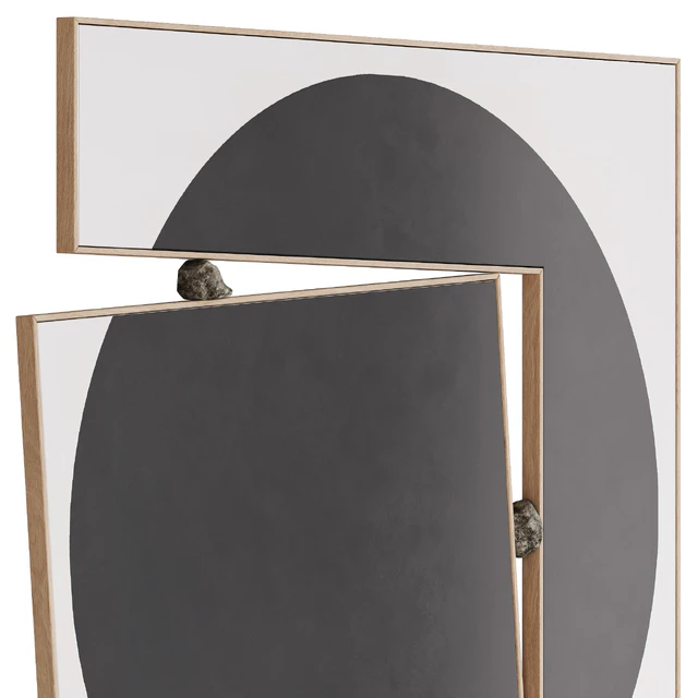 Modern Abstract Geometric Panel — Descargar