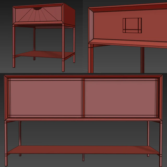 Curbstone and chest of drawers La Redoute. Mambo. Nightstand, sideboard — Descargar