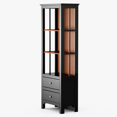 Keefe Bookcase - Black — Вид 1