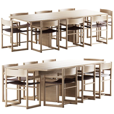 331 Resident Plane Dining Table and Resident Passenger Chair — Ver 5