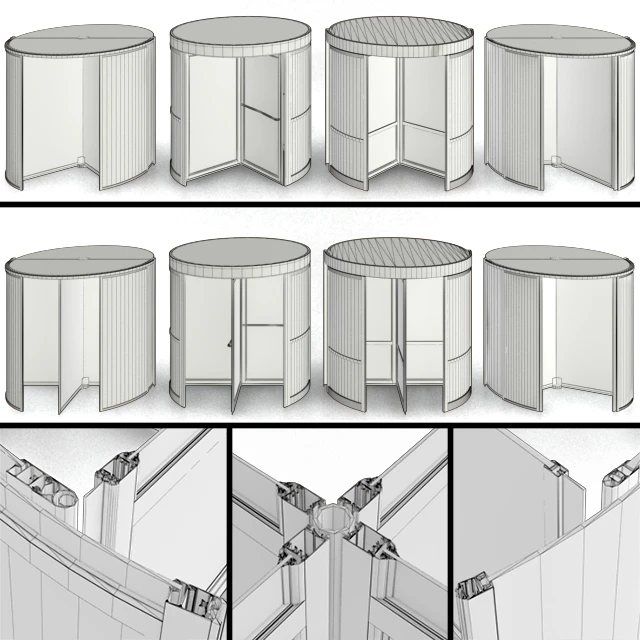 Вращающийся входные двери / Revolving entrance doors — Скачать