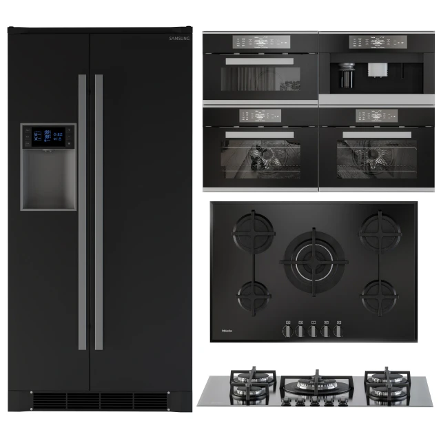 Kitchen Appliance Kit Black — Descargar