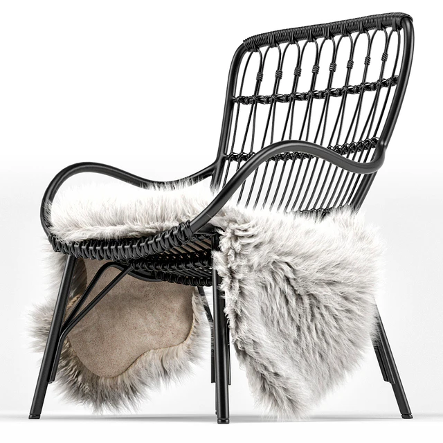 Medan Graphite Lounge Chair — Скачать